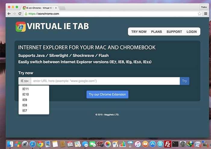Chrome ie emulator mac windows 10